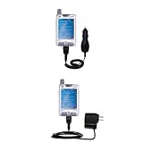 Essential Kit for the T-Mobile iPAQ h6315 - includes Car and Wall Charger with Rapid Charge Technology - Gomadic Brand w/ TipExchange Technology