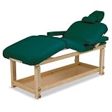Oasis Stationary Massage Table - Quickship Package: Fabric Color-Ivory