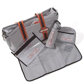 Harley-Davidson Diaper Bag (Grey Twill)