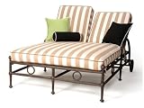 Caluco Santorini Aluminum Patio Lounge Bed