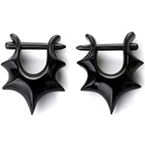 Pair of Black Water Buffalo Horn Stirrups - BY46: 10g