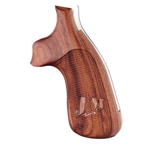Hogue S&W K or L Frame Square Butt Grips, PAU Ferro Miculek JM, Checkered, Multi, one Size (10315)