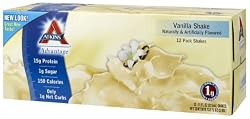 Atkins Ready To Drink Shake, Vanilla, 11-Ounce Aseptic Containers (Pack of 12)