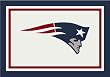 New England Patriots 3' 10" x 5' 4" Team Spirit Area Rug