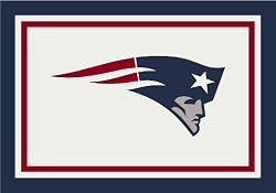 New England Patriots 3' 10" x 5' 4" Team Spirit Area Rug
