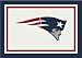 New England Patriots 3' 10" x 5' 4" Team Spirit Area Rug