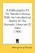 Book A Bibliography Of The Sanskrit Drama, With An Introductory Sketch Of The Dramatic Literature Of India (1906)