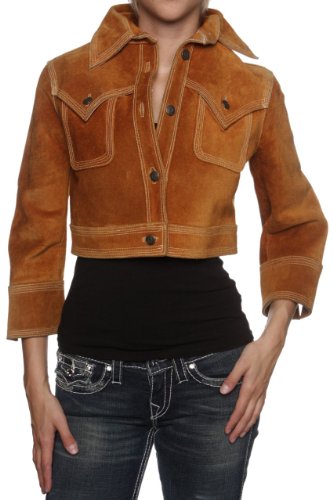 Dsquared² Dsquared Ladies' Leather Jacket, Color: Brown, Size: 40