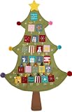 Gisela Graham Fabric Christmas Tree Advent Calendar