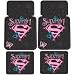 Search : Supergirl DC Comics Stars & Butterflies 4 Pc Front & Rear Floor Mats Plus Bonus Matching Decal