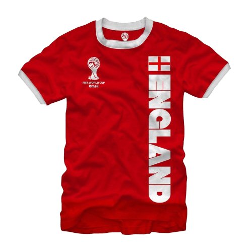 FIFA World Cup Soccer - England - Ringer T-Shirt