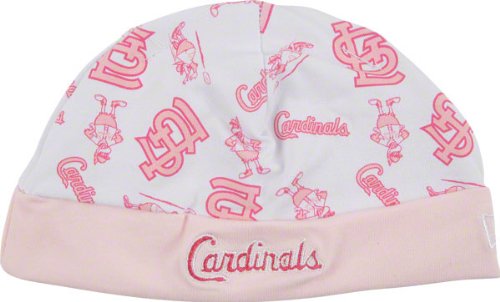 St. Louis Cardinals Infant Pink Reversible Beanie Hat