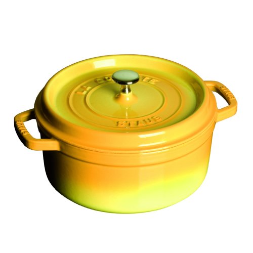 Best Price Staub 2.25 Quart Round Cocotte, Lemon