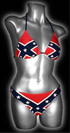 Confederate Flag Bikini Rebel Bathing Suit Swimsuit Size: 11/12