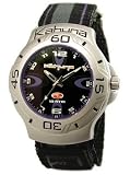 Kahuna 252-3021B Boys Watch with Black Dial and black / grey strap 100M Water Resistant