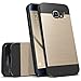 Galaxy S6 Case, OBLIQ [Slim Meta][Gold Platinum] Thin Bumper Fit Armor Scratch Resist Metallic Finish Dual Layered Heavy Duty Hard Protection Hybrid High Quality Case (for Samsung Galaxy S6)