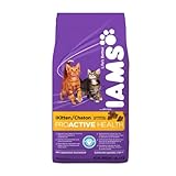 IAMS Kitten Proactive Health Dry Cat Food, 4-Pound Bags (Pack of 5)