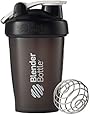 BlenderBottle Classic Loop Top Shaker Bottle, Black, 20 Ounce