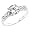 14K White Gold Round-cut 1.50 CTW Equivalent CZ Cubic Zirconia Ladies Solitaire Wedding Engagement Ring Band - Size 4