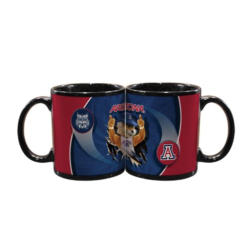 NCAA Arizona Wildcats 2 Pack 11oz Black Searle Mug