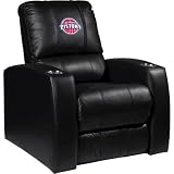 Home Theater Recliner with NBA Detroit Pistons Panel