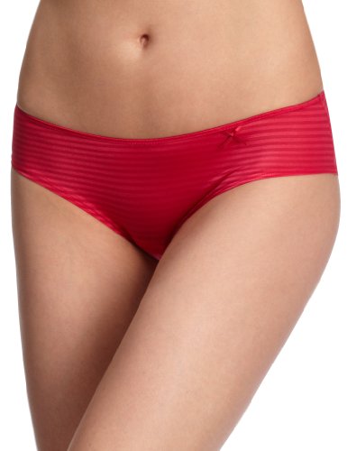 BeeDees Damen Slip, Shiny Stripes Hipster (1JA95), Gr. 36, Rot (CERISE (RD)) Preisvergleich