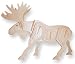 Moose 3D Woodcraft Construction Kit