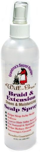 Will-Gro Braid Spray - Regular 12 oz. (Pack of 2)