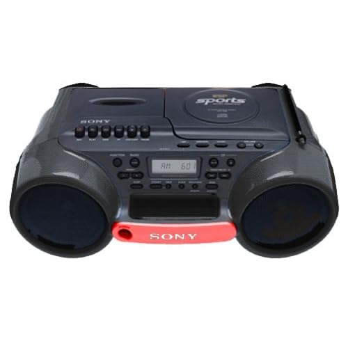 Sony CFD980 Sports Series Boombox (Black) MP3 Players
