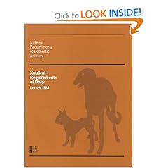 Nutrient Requirements of Dogs (Nutrient Requirements of Domestic Animals)