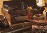 100% BYCAST PULL-UP LEATHER CHAIR