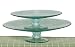  Clear Spanish Small Recycled Glass Cake / Dessert Stand 11.75\