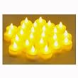 Instapark® LCL-24 Battery-powered Flameless LED Tealight Candles, 2-Dozen Pack by Instapark