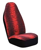 Tiger Universal-Fit Bucket Seatcover, Red