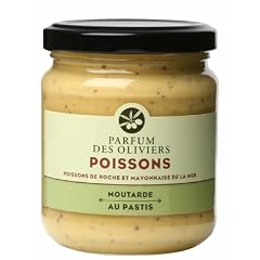 Franz�sische Spezialit�ten: Senf verfeinert mit Pastis- besonders geeignet f�r Fischgerichte (200g)- Moutarde au Pastis (Special Poissons)