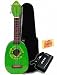Kala KA-KIWI Kiwi-Style Soprano Ukulele Bundle with Hard Case, Tuner, and Polishing Cloth