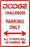 DODGE CHALLENGER PARKING sign st car auto