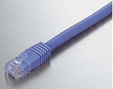 ELECOM フェライトコア内蔵GigabitイーサネットLANケーブル(青)5m LD-GFC/BU5