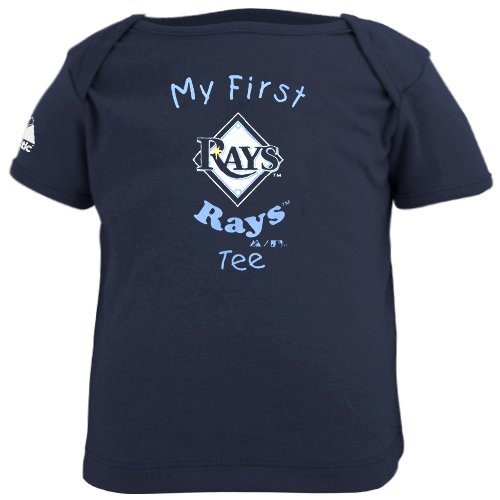 MLB Infant/Toddler Boys' Tampa Bay Devil Rays My First Tee (Navy, 12 Months)
