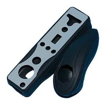 SILICONE SKIN CASE FOR NINTENDO WII INNOVATIVE CONTROLLER REMOTE AND NUNCHUK (BLACK)