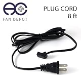 96 Inch Fan Power Plug Cord