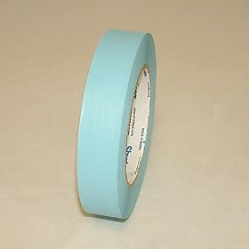 Shurtape CP-632 Colored Masking Tape: 1 in. x 60 yds. (Light Blue)