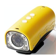 Rollei Action Cam 100 Camcorder (5 Megapixel, 8 helle wei�e LEDs, 20m Wasserdicht, HD-Video-Aufl�sung) gelb