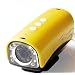 Rollei Action Cam 100 Camcorder (5 Megapixel, 8 helle wei�e LEDs, 20m Wasserdicht, HD-Video-Aufl�sung) gelb