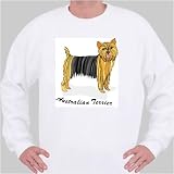 Sweatshirt with australian, dog, terrier