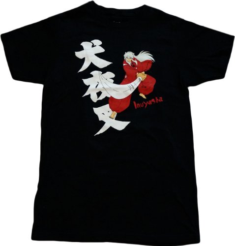 Inuyasha: Inuyasha Sword Slashing Black T-Shirt
