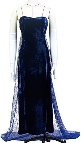 Sidnor Anastasia Romanov Evening Dress Blue Cosplay Costume