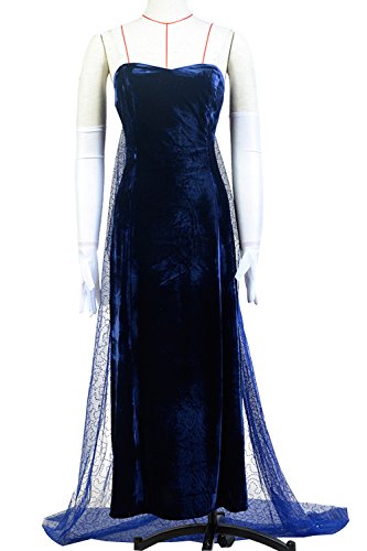 Sidnor Anastasia Romanov Evening Dress Blue Cosplay Costume