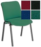 41RB9fU7fiL. SL160  Sonix Mode Side Chair Stacking Back H400 W465xD480xH480mm Green Reviews