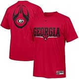 Nike Georgia Bulldogs Red 2008 Team Issue T-shirt